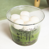 宇治抹茶の白玉しるこ
