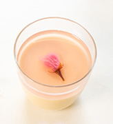 桜くず餅プリン