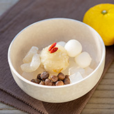 柚子白玉あんみつ