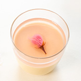 桜くず餅プリン