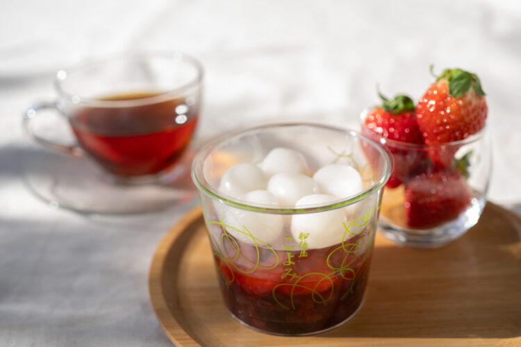 苺の白玉しるこプレミアム